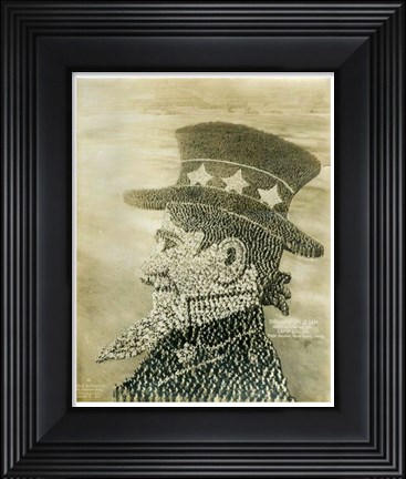Framed Camp Lee Virginia 1918 Print