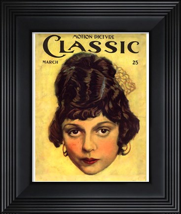Framed Clarine Seymour Motion Picture Classic Print