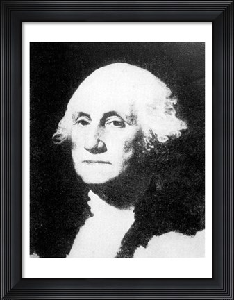 Framed Collier&#39;s 1921 Washington George - Gilbert Stuart Print