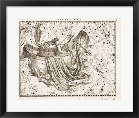 Framed Constellation  Saint Peter&#39;s Boat Print