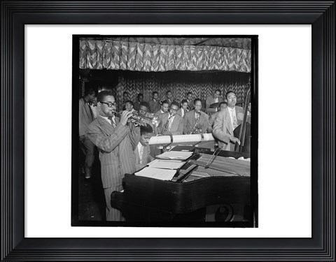 Framed D. Gillespie, J. Lewis, C. Payne, M. Davis, R. Brown Print