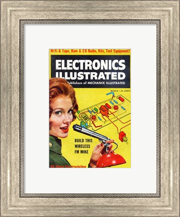 Framed Electronics Illustrated March, 1961 Print