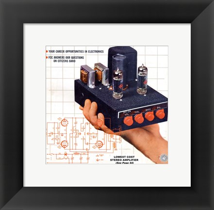 Framed Electronics World September, 1959 Print