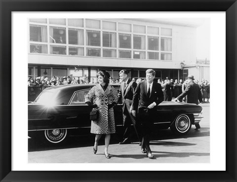 Framed Mrs. Kennedy, President Kennedy National Airport Print