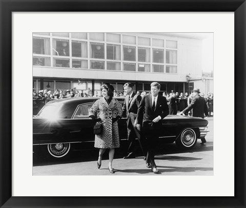 Framed Mrs. Kennedy, President Kennedy National Airport Print