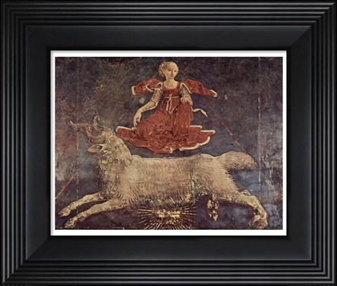 Framed Francesco del Cossa Aries Print