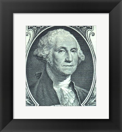 Framed George Washington Dollar Print