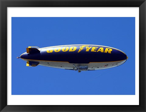 Framed Goodyear Blimp Print