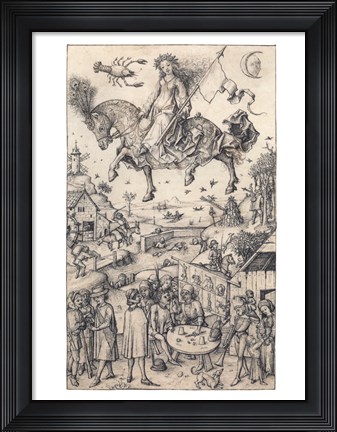 Framed Hausbuch Wolfegg Luna Print