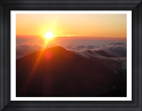 Framed Hawaiian Beach Print