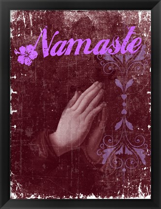 Framed Namaste Print