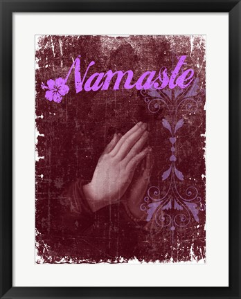 Framed Namaste Print