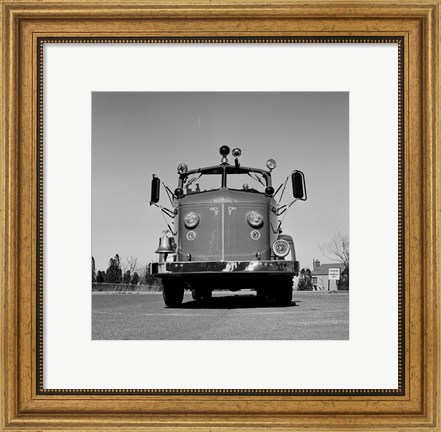 Framed Fire Engine Print