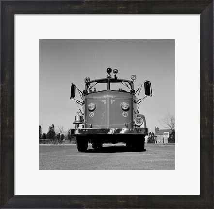 Framed Fire Engine Print