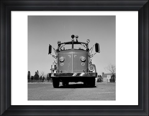 Framed Fire Engine Print