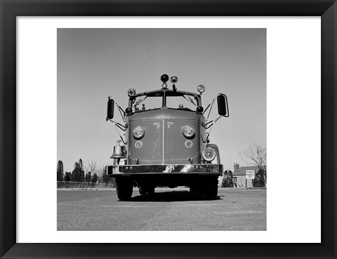 Framed Fire Engine Print