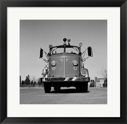 Framed Fire Engine Print