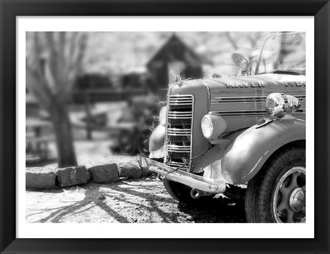 Framed Fire Engine -  Jerome, Arizona Print