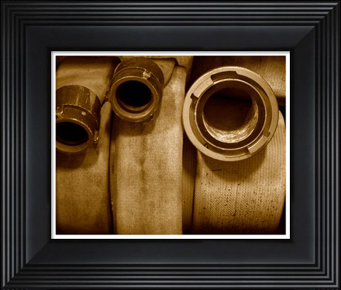 Framed Fire Hose Supply Print