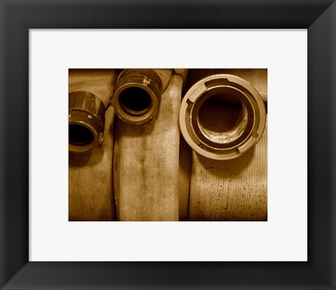 Framed Fire Hose Supply Print