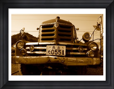 Framed Isuzu Fire Engine Print
