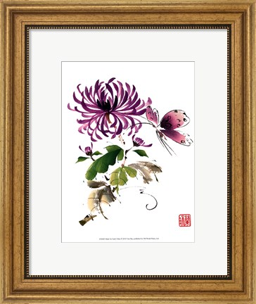 Framed Purple Passion Print