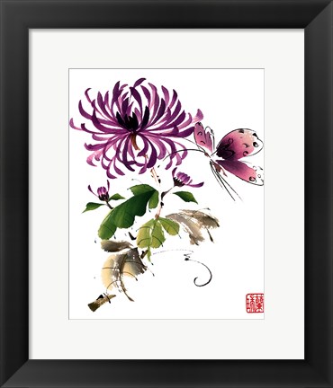 Framed Purple Passion Print