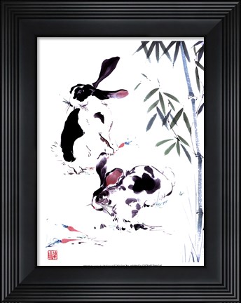 Framed Listening for McGregor! Print