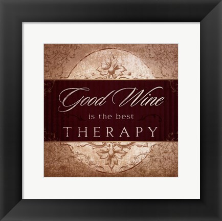 Framed Wine Inspiration V Print