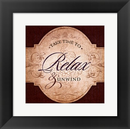 Framed Wine Inspiration IV Print