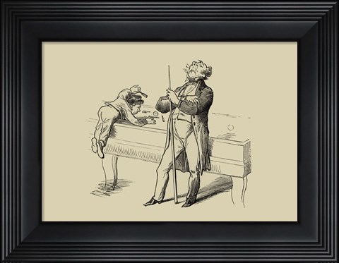 Framed Pool Hall Antics VI Print