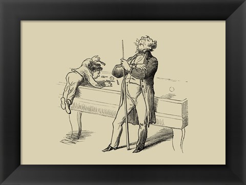 Framed Pool Hall Antics VI Print