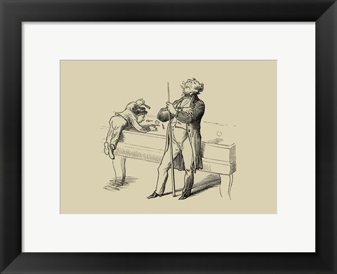 Framed Pool Hall Antics VI Print