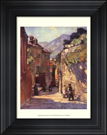 Framed Scenes in Italy IV Print