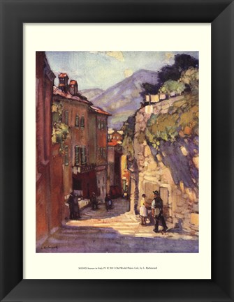 Framed Scenes in Italy IV Print