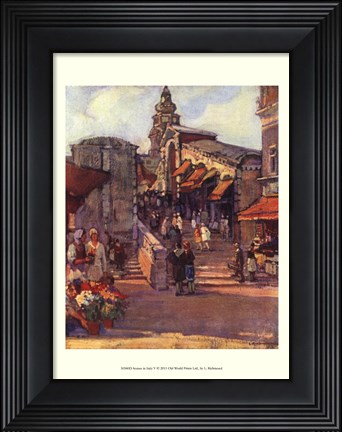 Framed Scenes in Italy V Print