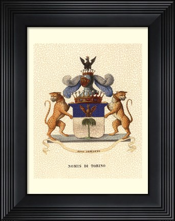 Framed Stately Heraldry II Print