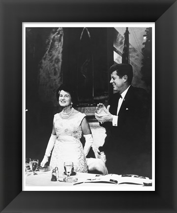 Framed Kennedy Foundation Awards Banquet. Mrs. Joseph P. Kennedy Print