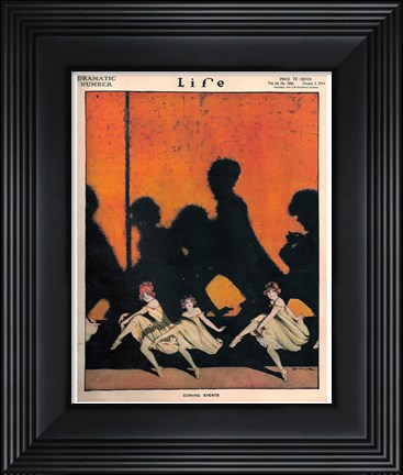 Framed Life Drama 1914 Print