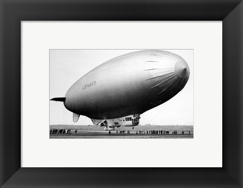 Framed M Class  Blimp Print