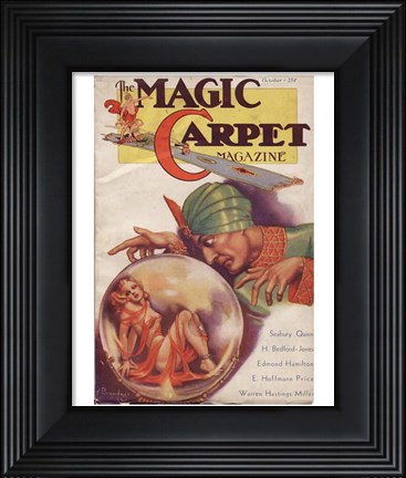 Framed Magic Carpet Magazine October 1933 Print