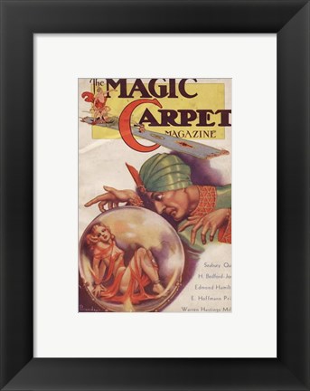 Framed Magic Carpet Magazine October 1933 Print