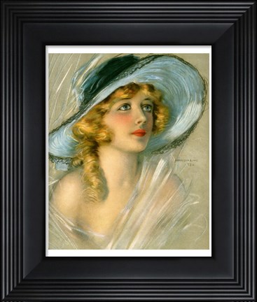 Framed Marion Davies Hat 1920 Print