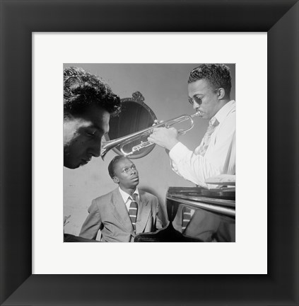 Framed Miles Davis, Howard McGhee, September 1947 Print