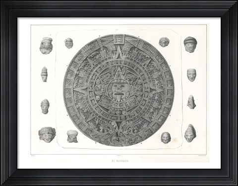 Framed Nebel Voyage 49 Zodiaco Print