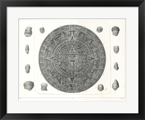 Framed Nebel Voyage 49 Zodiaco Print