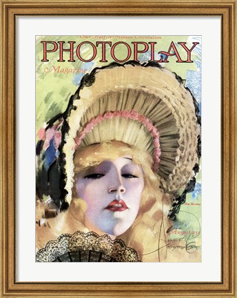 Framed Photoplay August 1920 Print