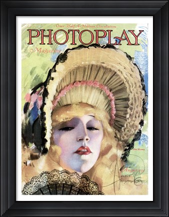 Framed Photoplay August 1920 Print