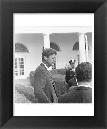 Framed President KennedyGreets Latin American Archivists Print