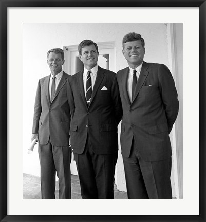 Framed Robert Ted John Kennedy Print